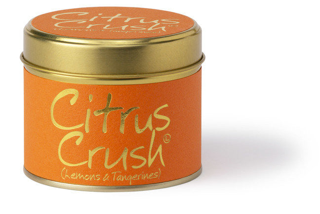 Citrus Crush Scented Candle from Lily-Flame. Handmade in England