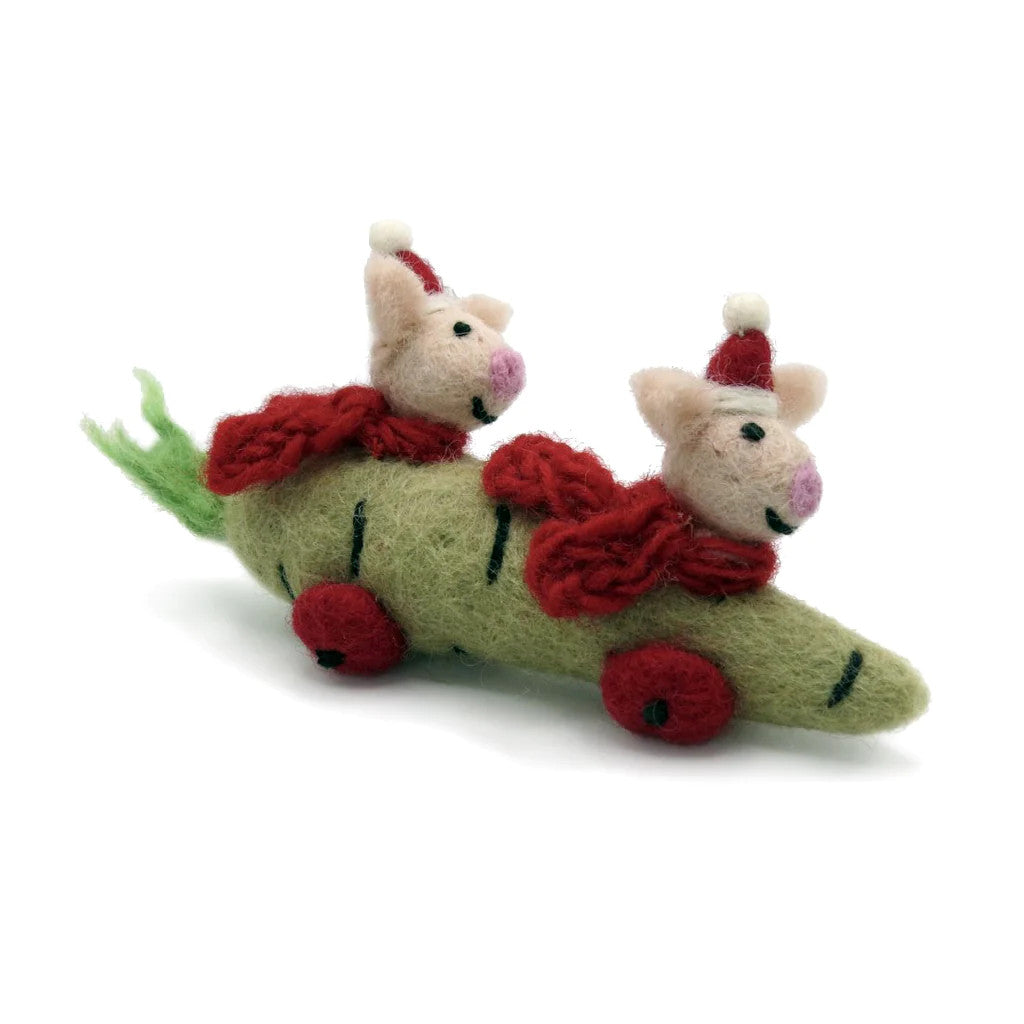 Christmas Parsnip with Piglets