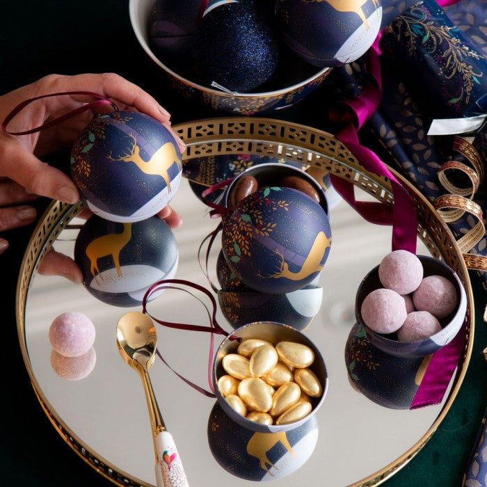 Sara Miller Christmas Tin Baubles