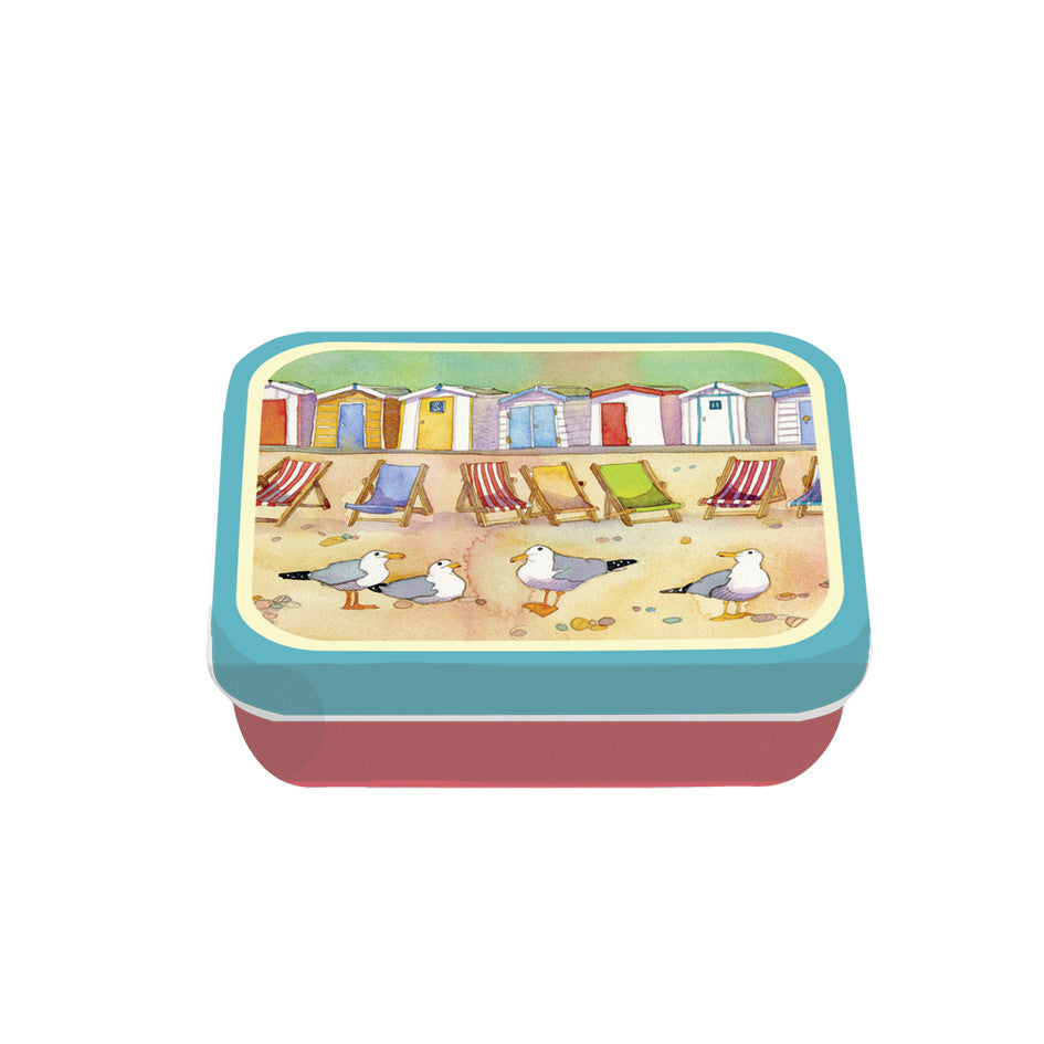 Emma Ball Beach Huts Mini Rectangular Tin