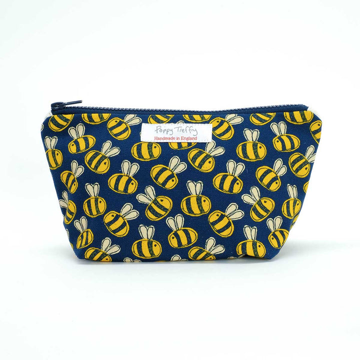 Bee Small Wash Bag by Poppy Treffry.