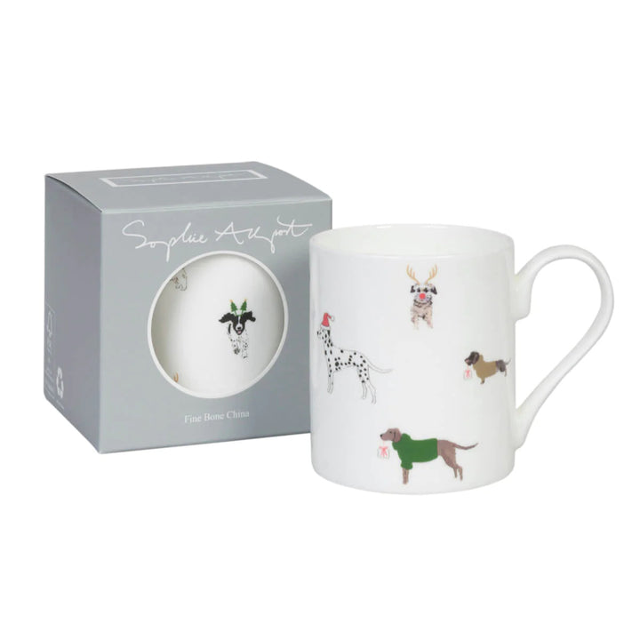 Christmas Dogs Mug
