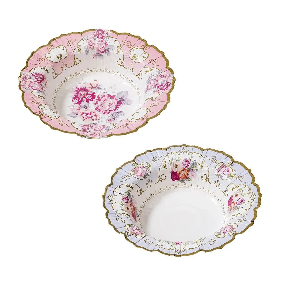 Truly Scrumptious Floral Paper Bowls - 12 pack 