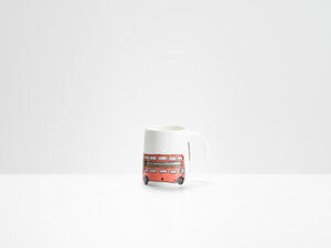 London Bus Bone China Mug by Helen Beard.