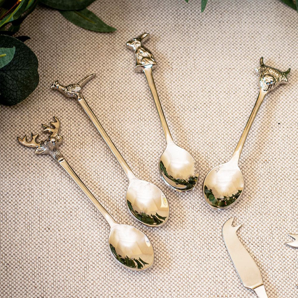 Country Animals Spoons Set of 4