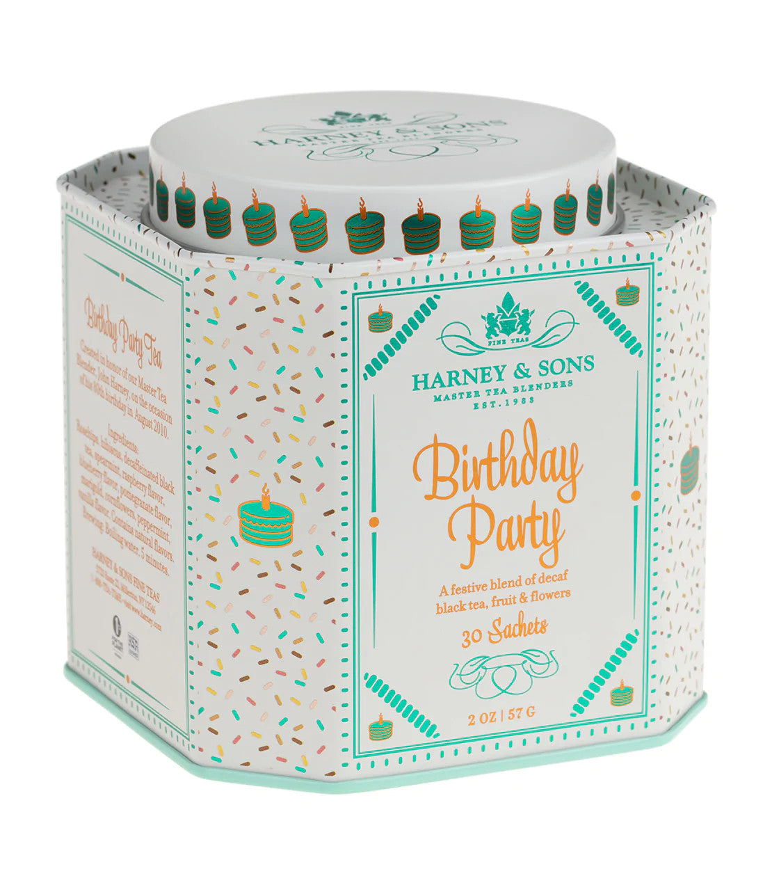 Birthday Party Decaf Tea by Harney & Sons.