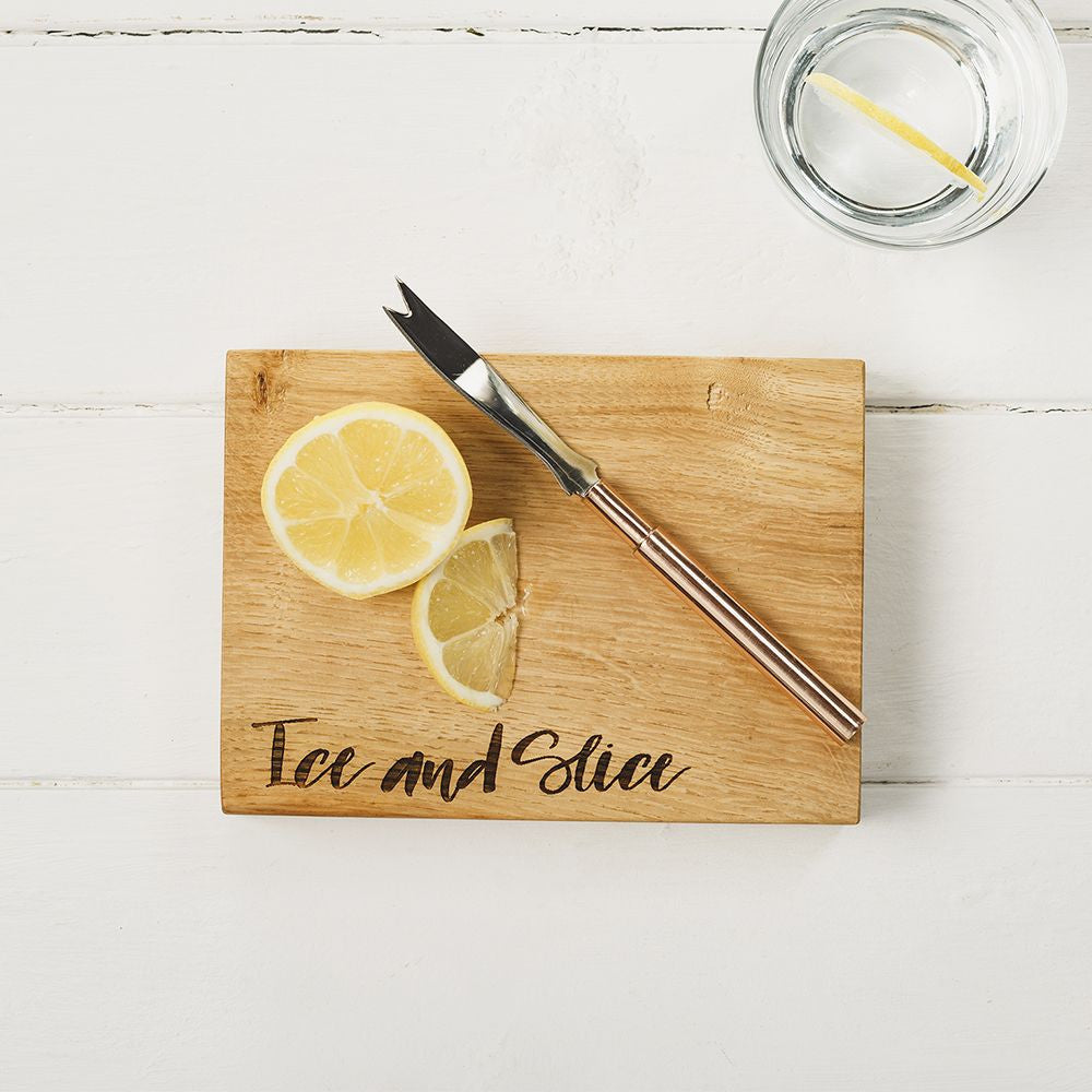 Ice & Slice Oak Chopping Board - 19cm