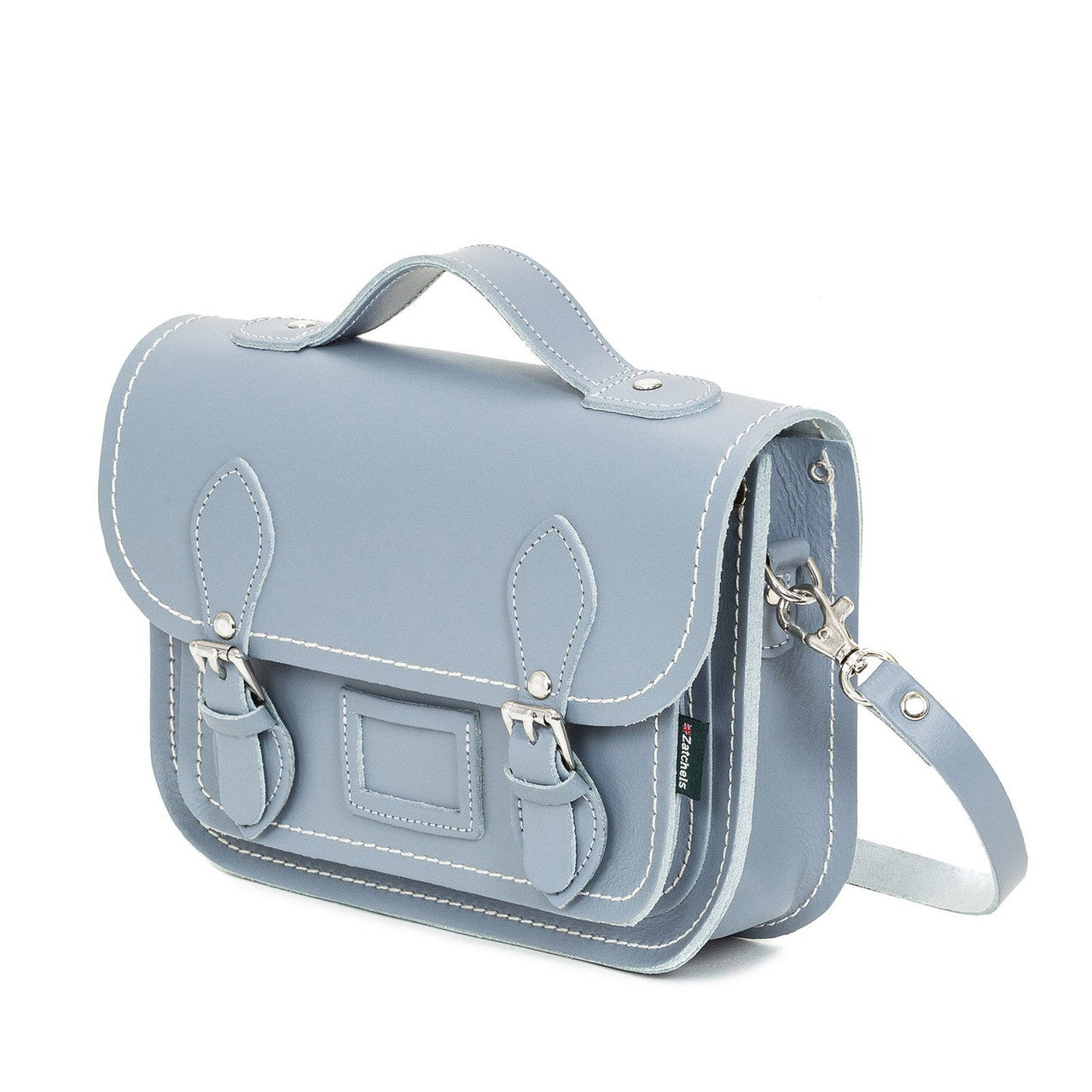 Handmade Leather Midi Satchel by Zatchels.