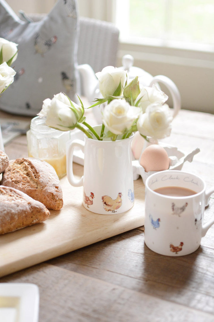 Sophie Allport bone china Lay a Little Egg! jug boxed.