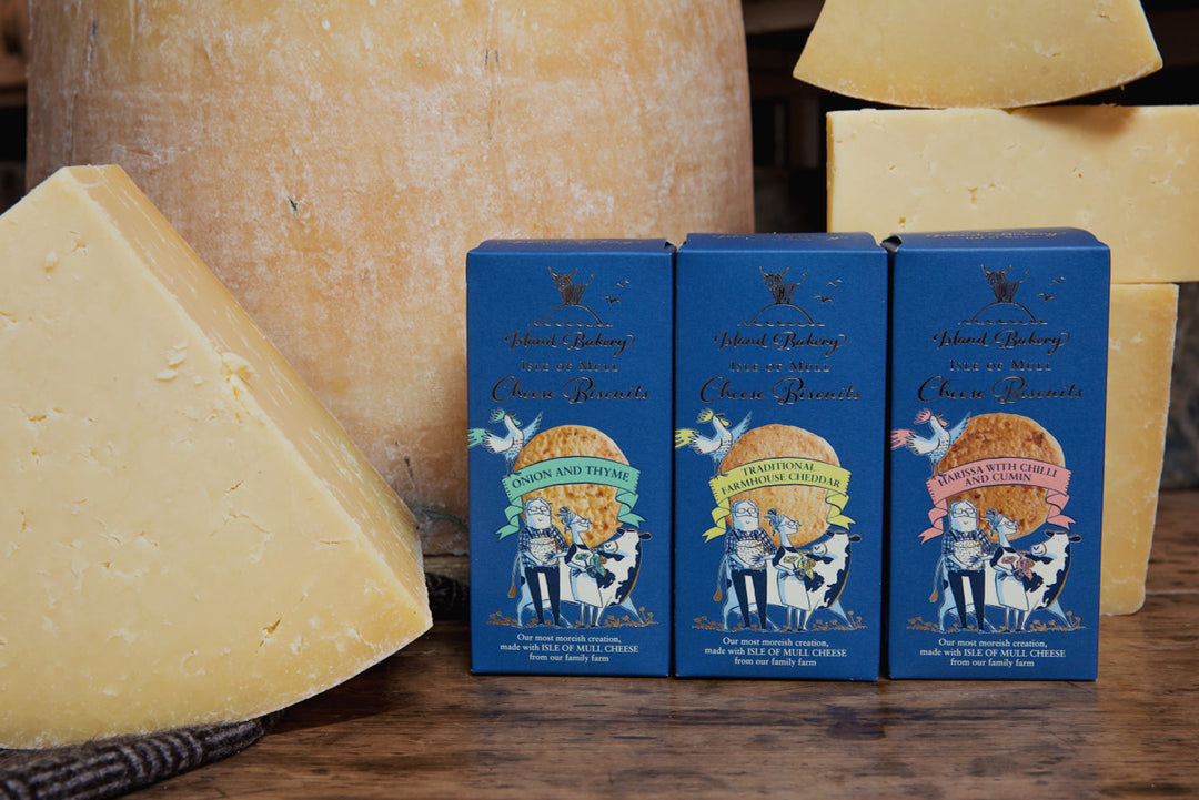 Island Bakery Organics Cheese Biscuits with Farmhouse Cheddar
