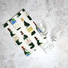 Red Bordeaux Tea Towel by Corinne Alexander.