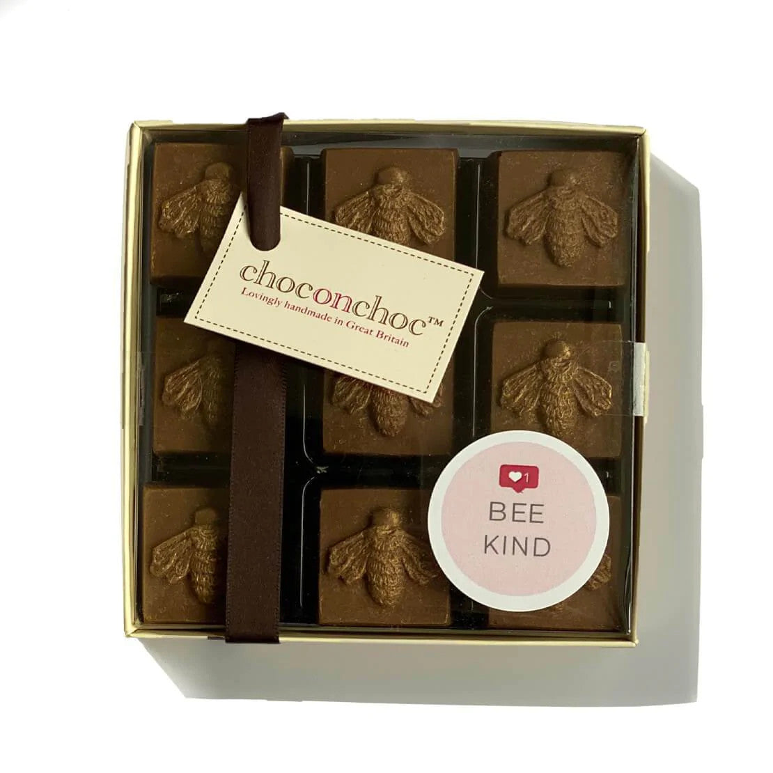 Bee Kind Chocolate Gift by Choc on Choc. Made in England.