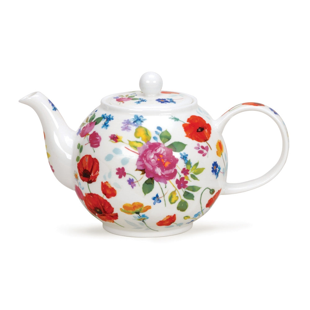 Fine bone china Dunoon Wild Garden small teapot.