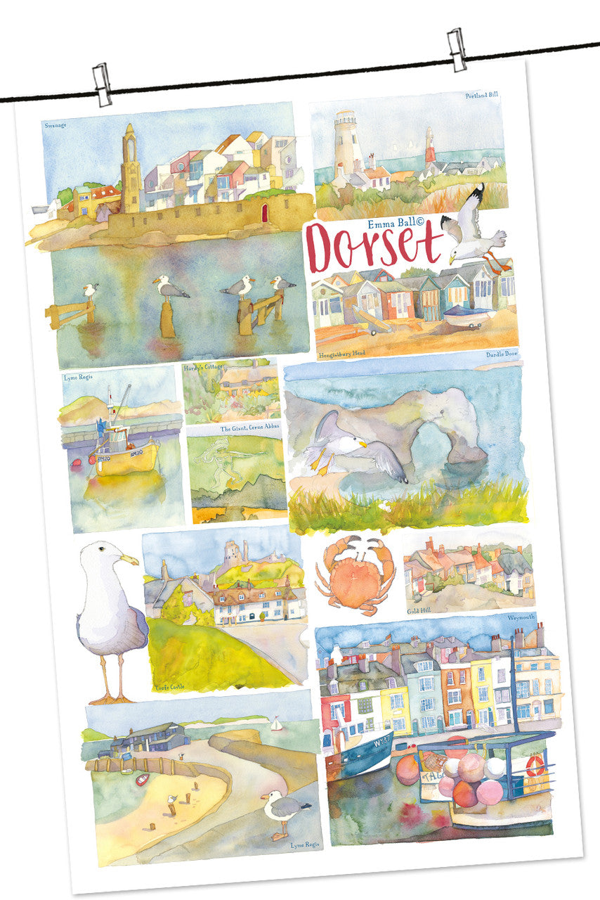 100% Cotton Dorset by Emma Ball Tea Towel