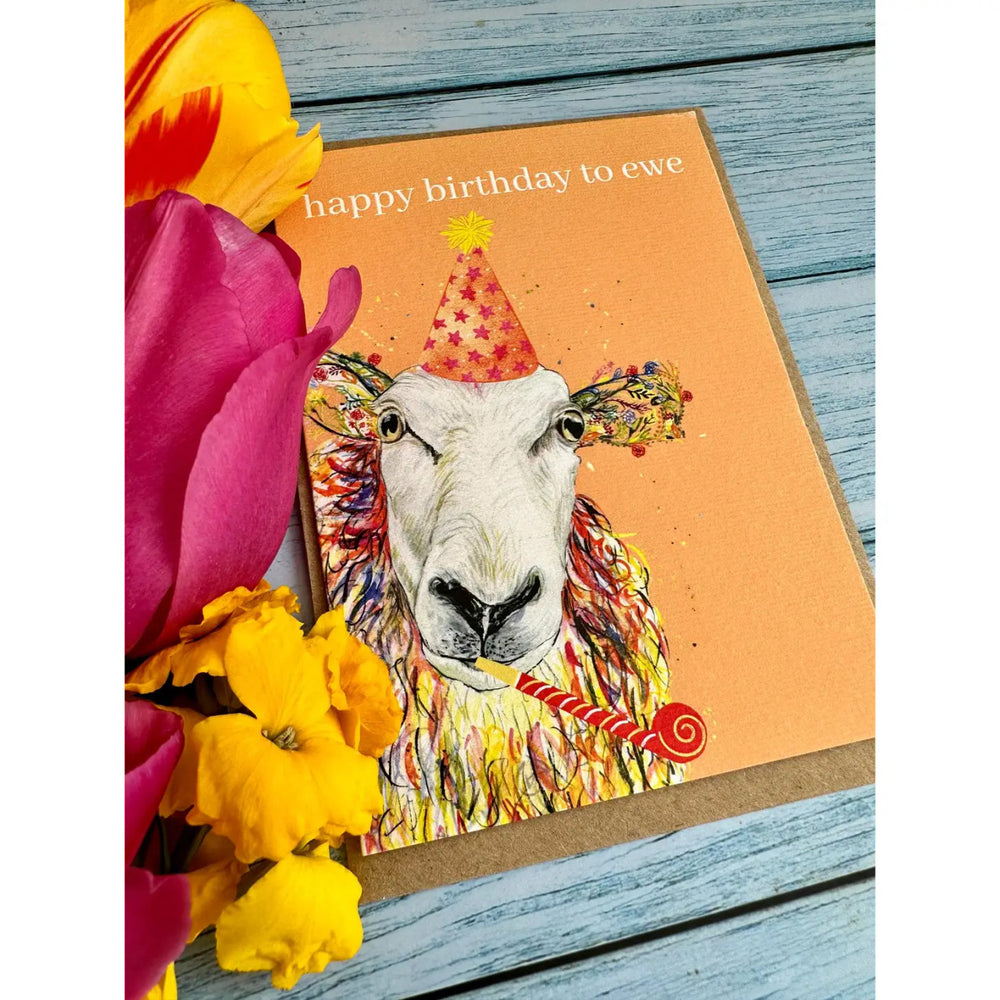 Birthday Sheep Eco-card