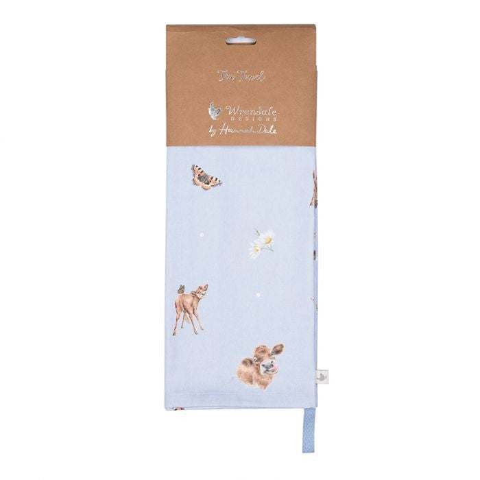 'Farmyard Friends' Farmyard Animal Tea Towel by Wrendale Designs