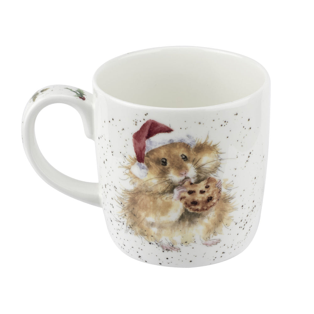 'Cookies for Santa' Bone China Mug from Wrendale Designs and Portmeirion