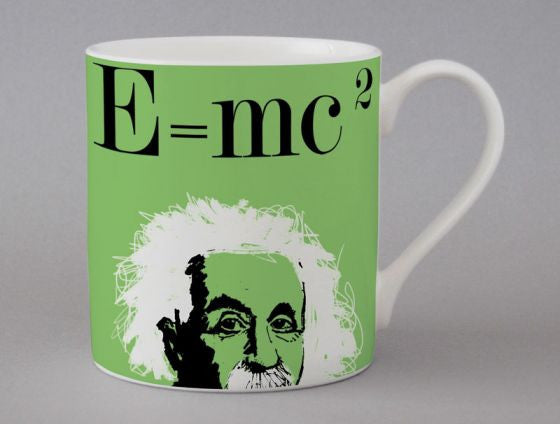 Graphic Einstein Mug by Repeat Repeat.