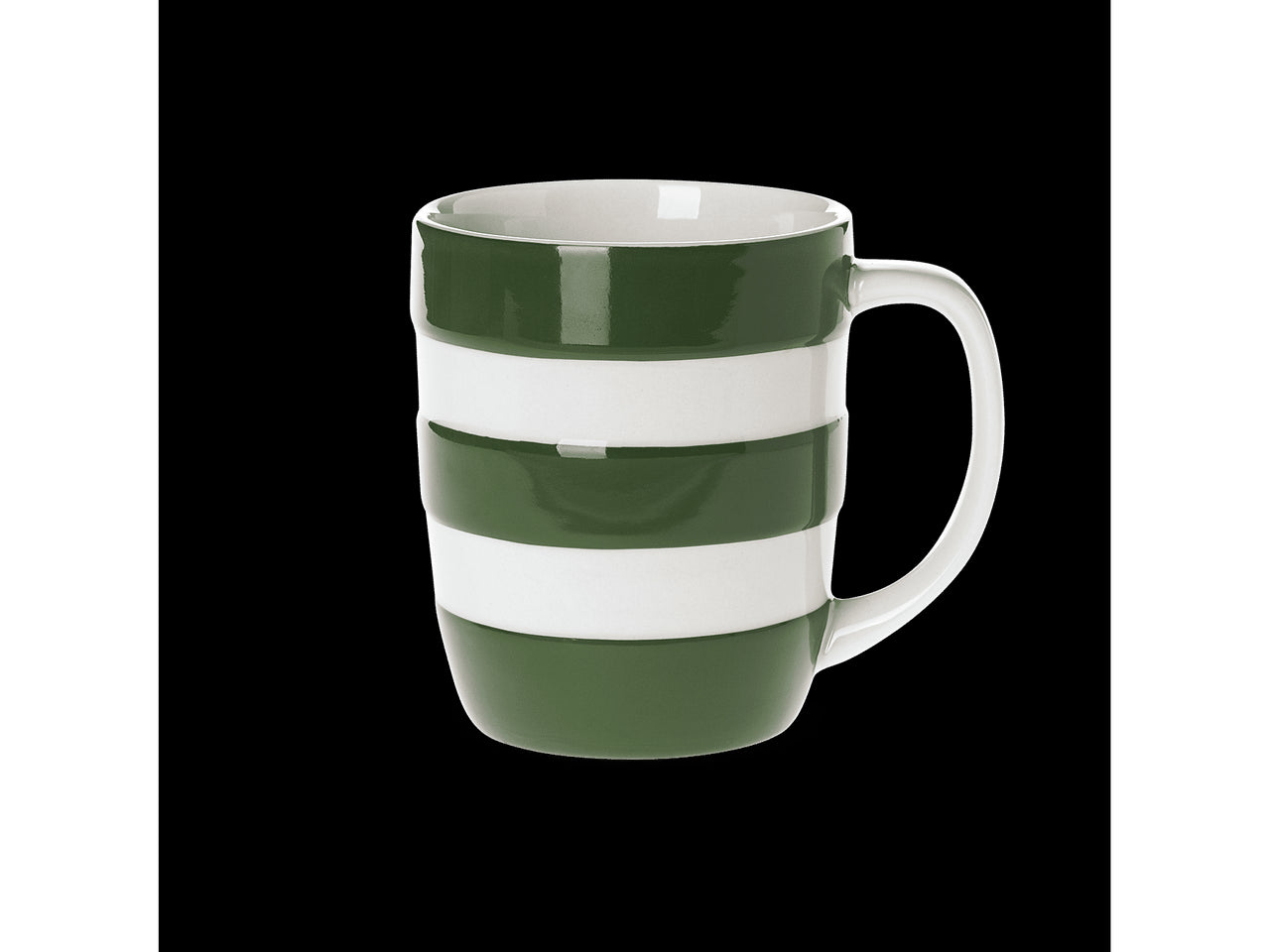 Cornishware 12 oz tapered mug - adder green