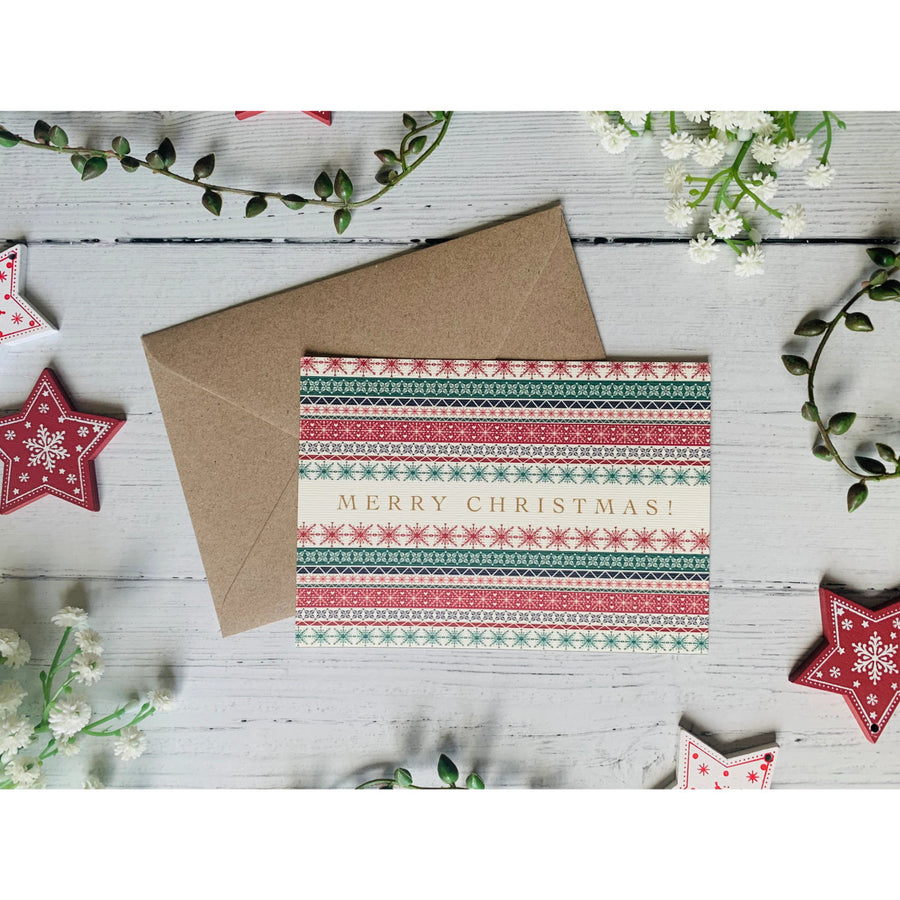 Xmas Jumper Christmas card by Becky Amelia.