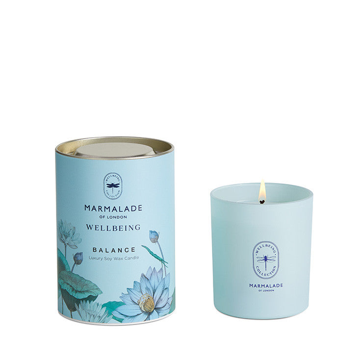 Wellbeing Balance Glass Candle by Marmalade of London