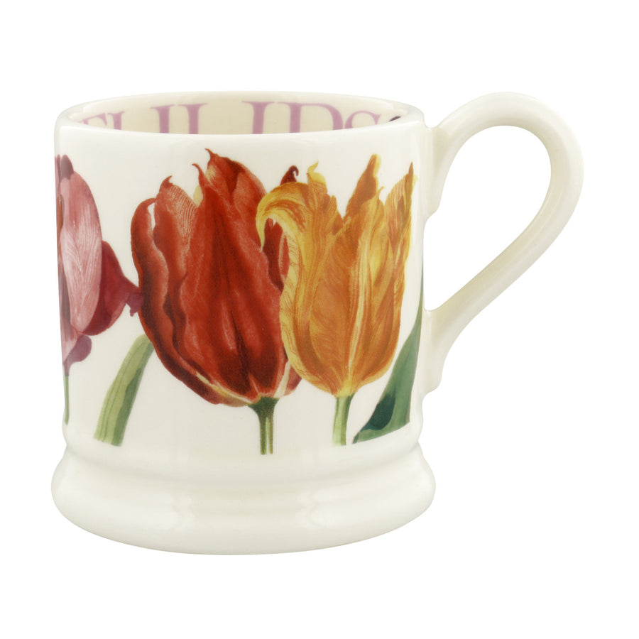 Emma Bridgewater Tulips hand made 1/2 pint mug