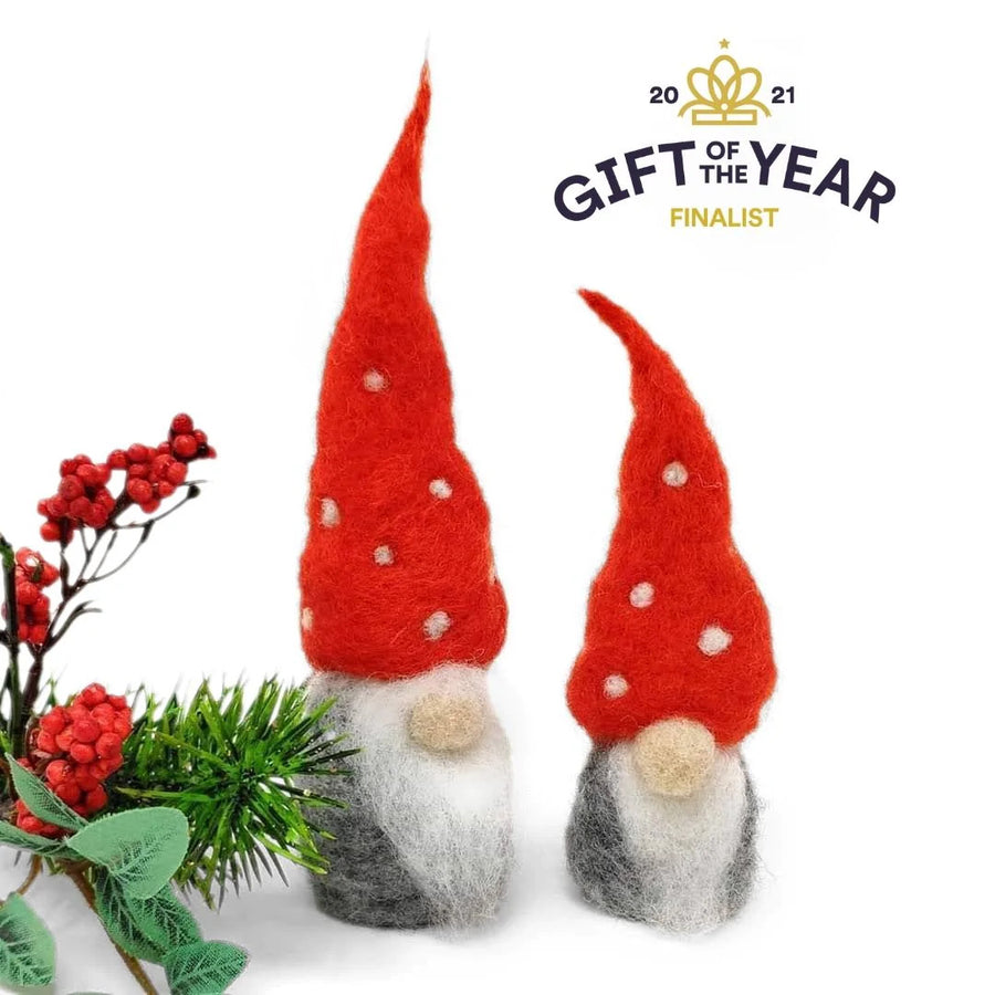 Nordic Gnomes Needle Felting Kit from The Crafty Kit Co. Made in Scotland