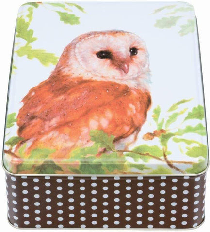 Jo Stockdale Countryside Friends Owl Deep Rectangular Tin.