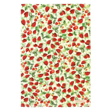 Emma Bridgewater Strawberries 100% cotton tea towel  Image
