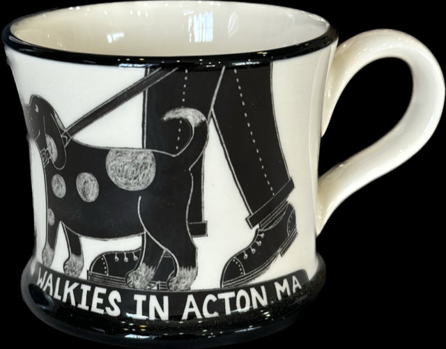 Walkies in Acton, MA Mug by Moorland Pottery.