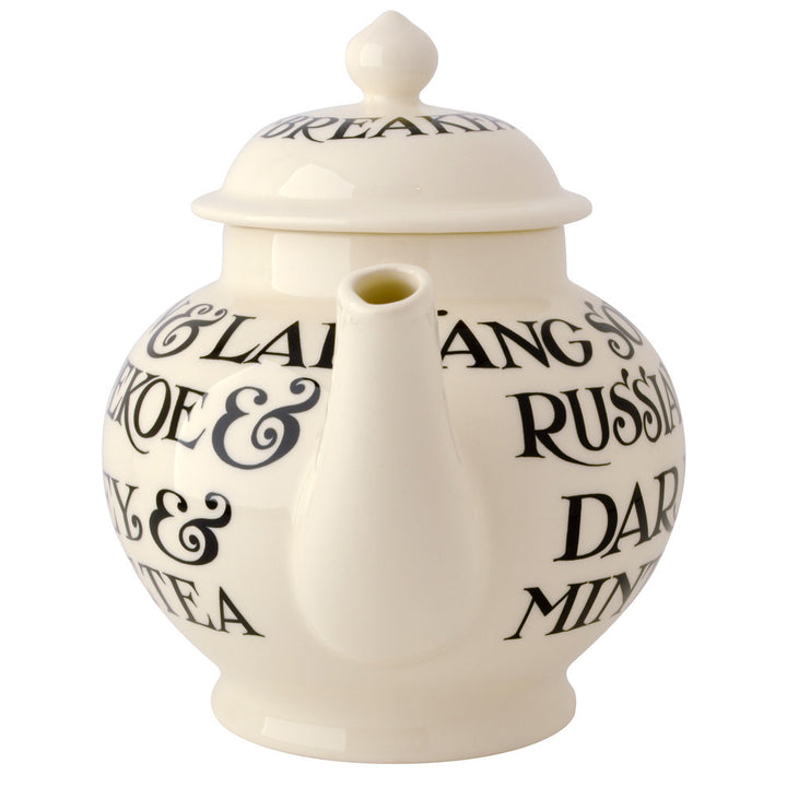 Emma Bridgewater Black Toast 4 Mug teapot boxed.