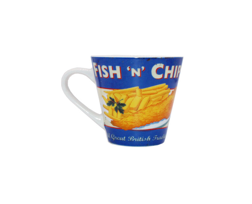 Martin Wiscombe Fish and Chips Mug.