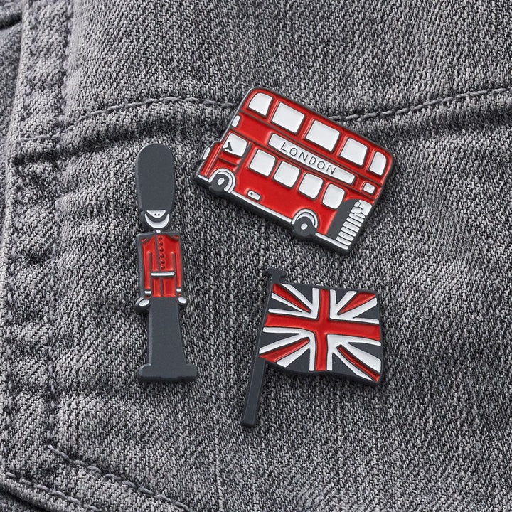 Queen's Guard Enamel Pin Badge from Victoria Eggs.