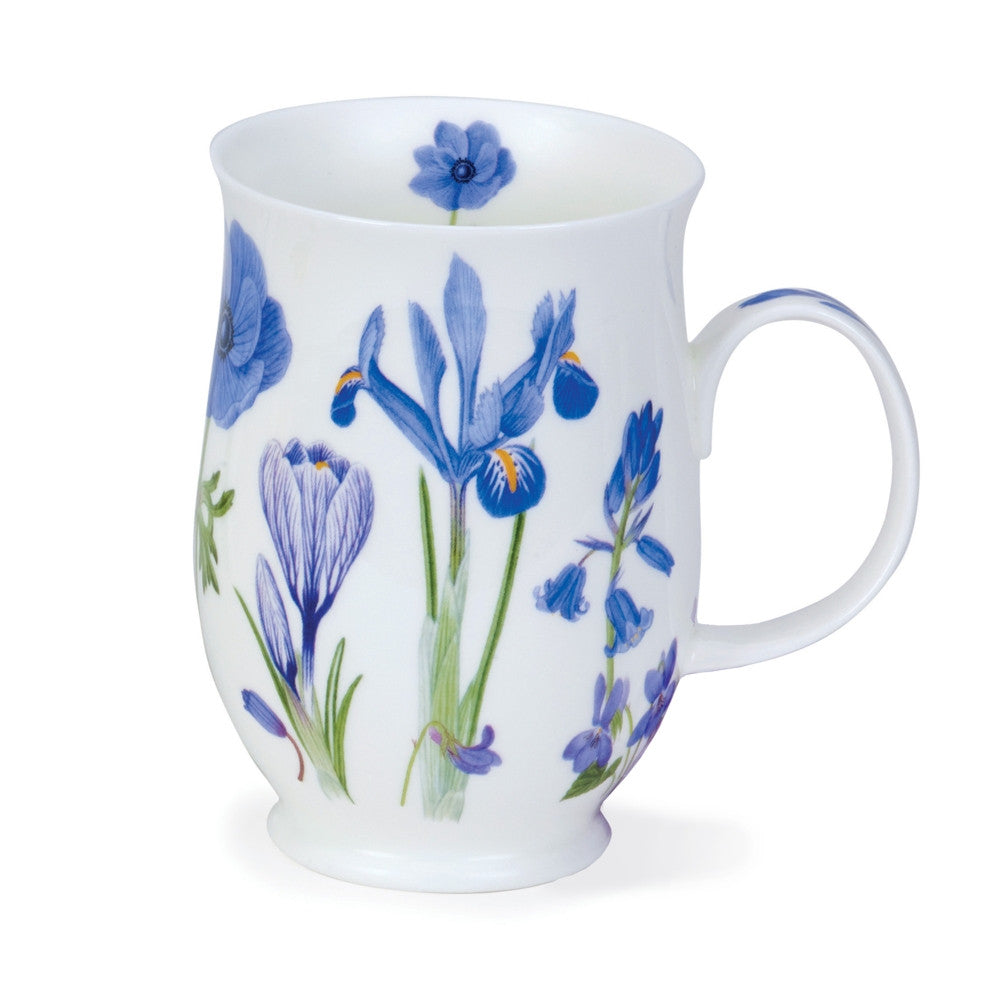  Dunoon Suffolk Sonata Mug. Handmade in England. - Blue