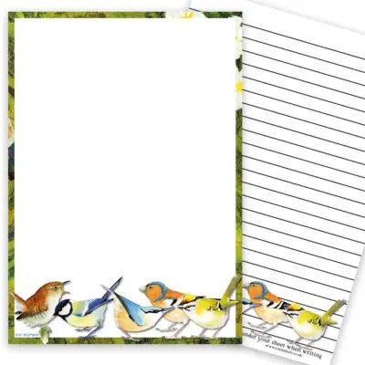 British Birds A5 Writing Pad by Emma Ball.