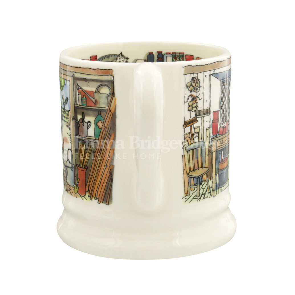Potting Shed 1/2 pint mug from Emma Bridgewater. Made in England.