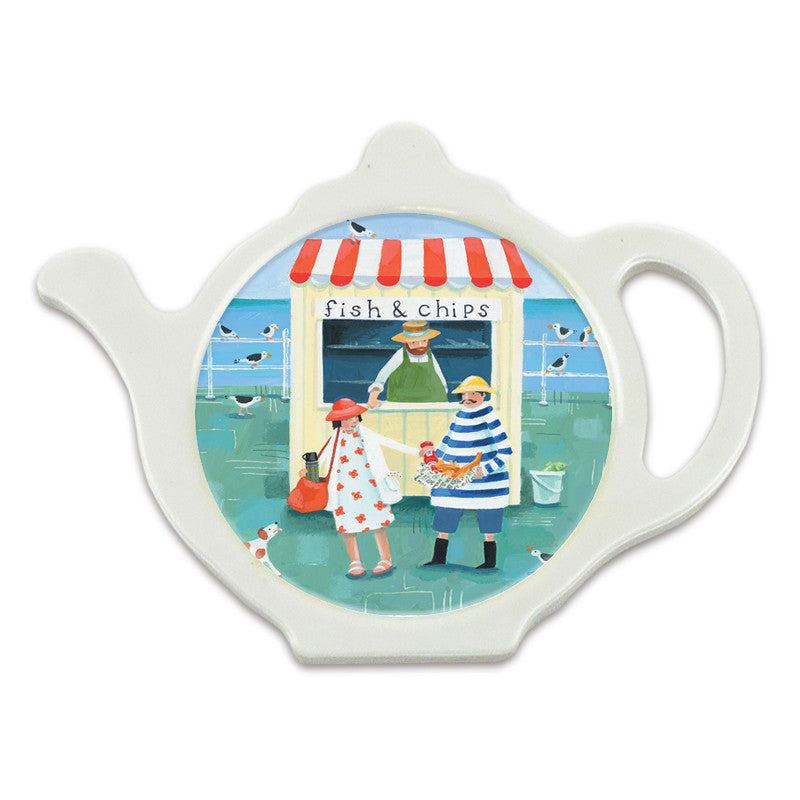 Emma Ball Fish and Chips Tea Bag Tidy.