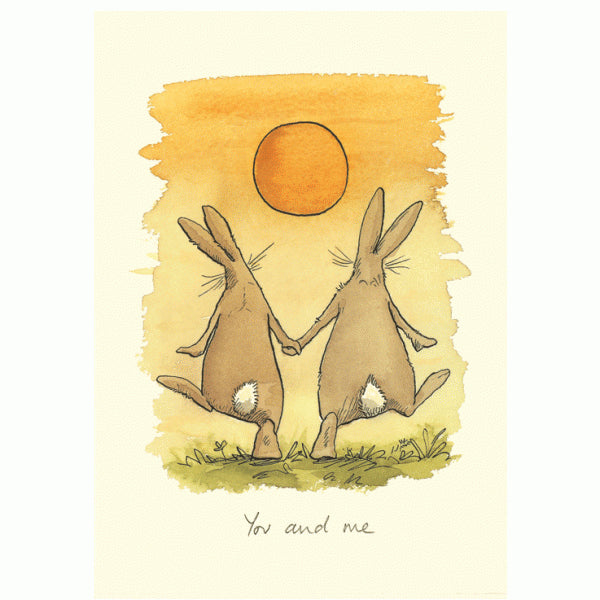 You and Me Greetings Card by Anita Jeram.