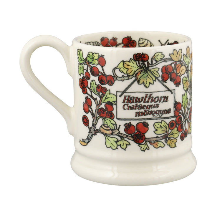 Emma Bridgewater Birds In The Hedgerow Hawthorn & Chaffinch Half Pint Mug. 