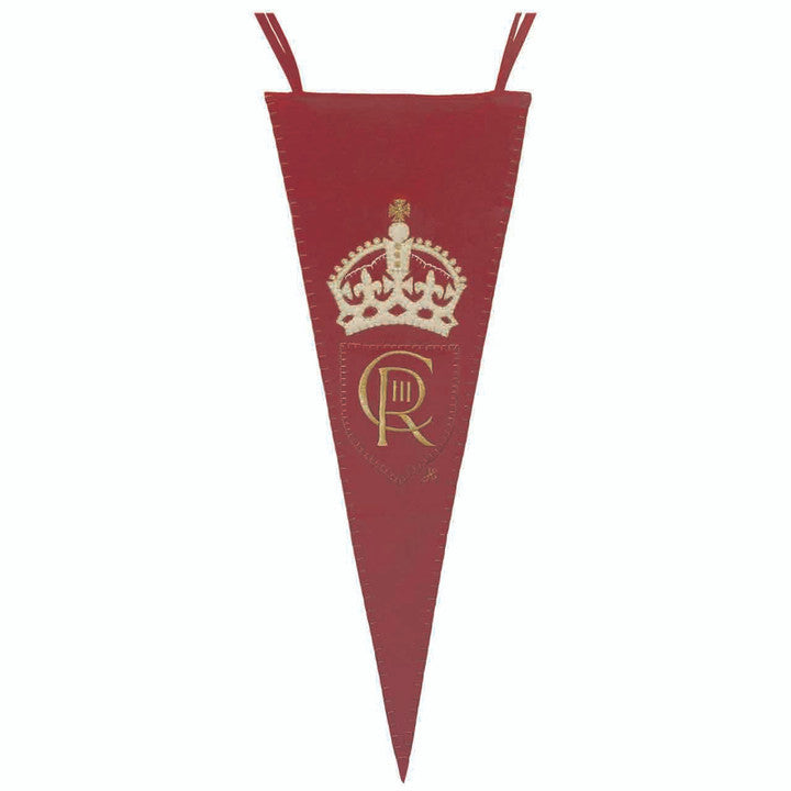 Jan Constantine Coronation Pennant Red