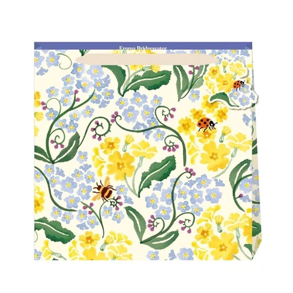 Medium Gift Bag in Emma Bridgewater's Forget me not design.