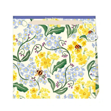 Medium Gift Bag in Emma Bridgewater's Forget me not design. Image