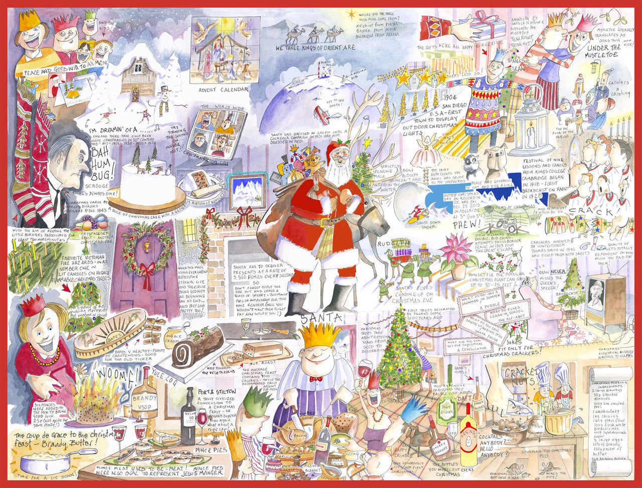 Christmas by Tim Bulmer 1000 Piece Jigsaw Puzzle.