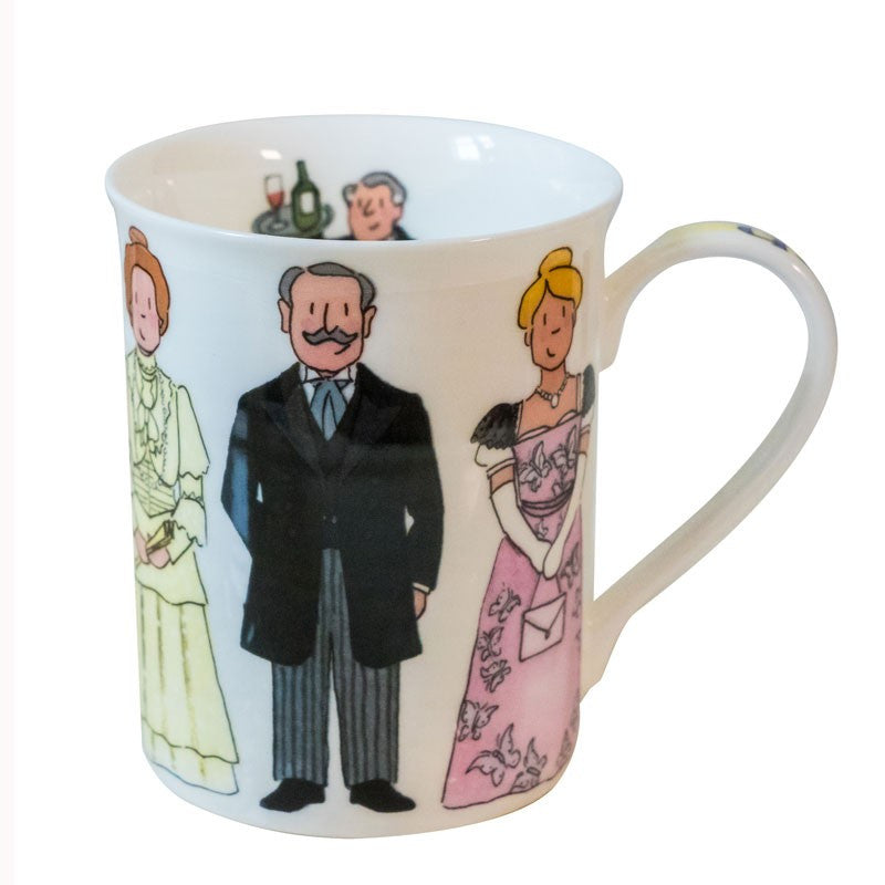 Alison Gardiner Bone China The Gilded Age mug boxed.