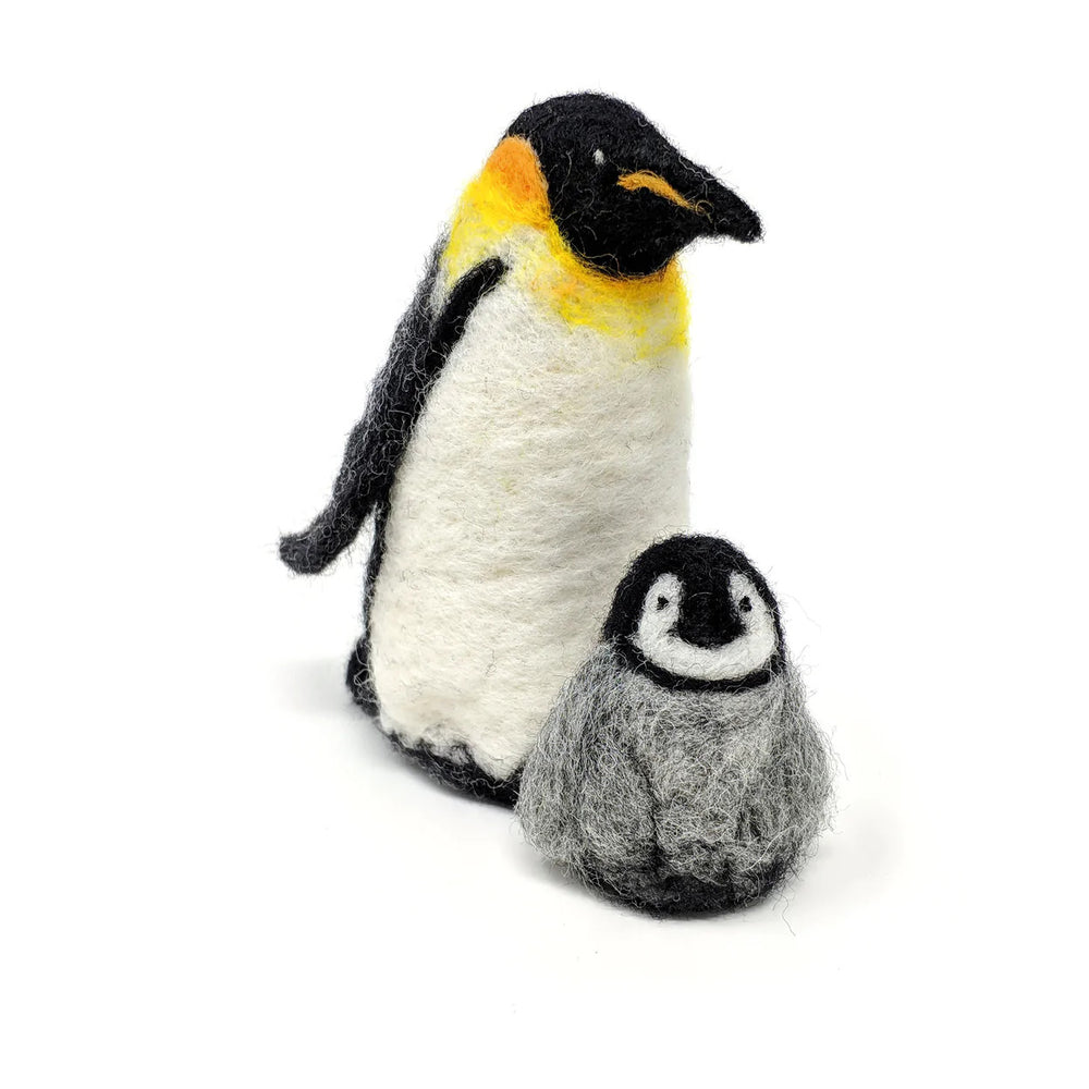 Emperor Penguins Needle Felting Kit from The Crafty Kit Co. Made in Scotland