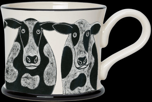 Cow Mug by Moorland Pottery.