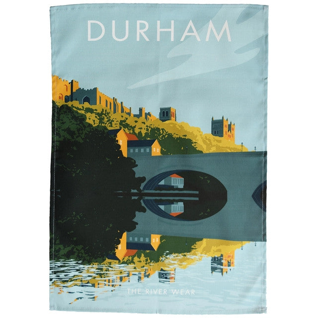 Durham - River Wear Tea Towel by Town Towels.