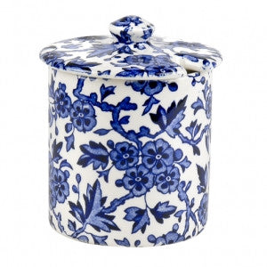 Blue Arden Covered Jam/Sugar Pot