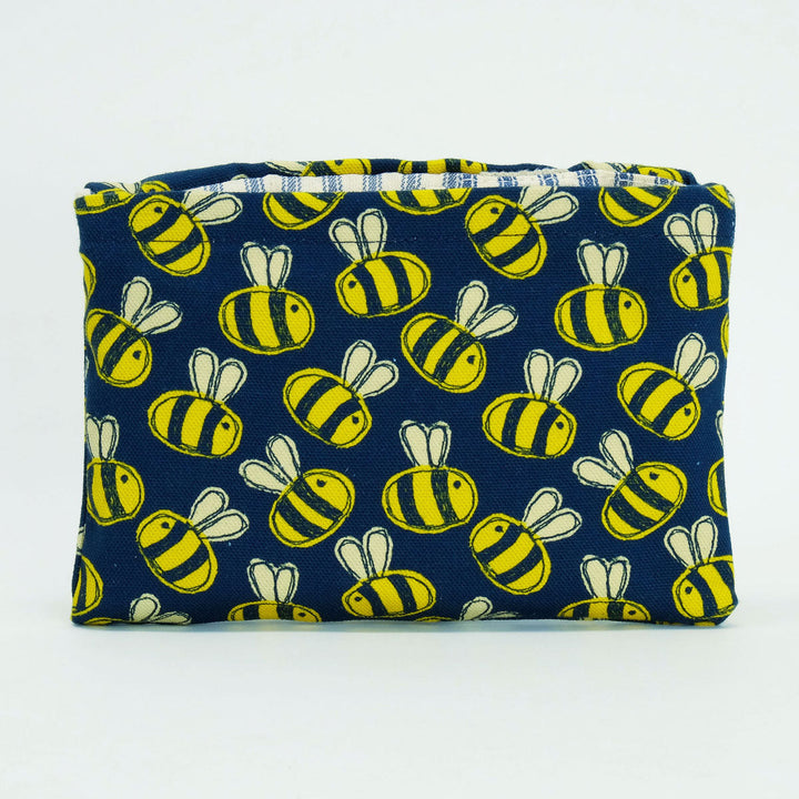 Busy Bee Folding Shopping Bag by Poppy Treffry.