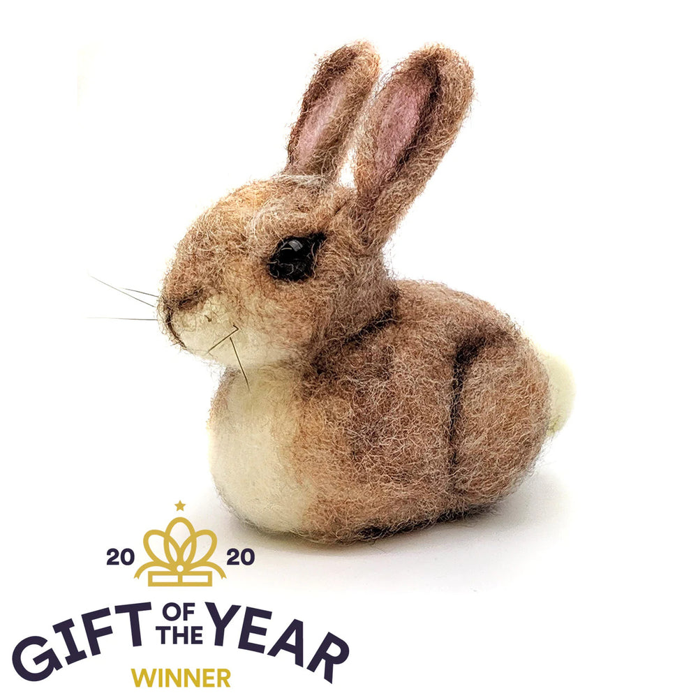 Baby Bunny Needle Felting Kit from The Crafty Kit Co. Made in Scotland